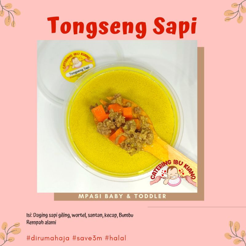 Tongseng Sapi Catering Mpasi Bayi Frozen