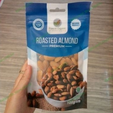 

Francis Organic Roasted Almond premium kacang 100gr