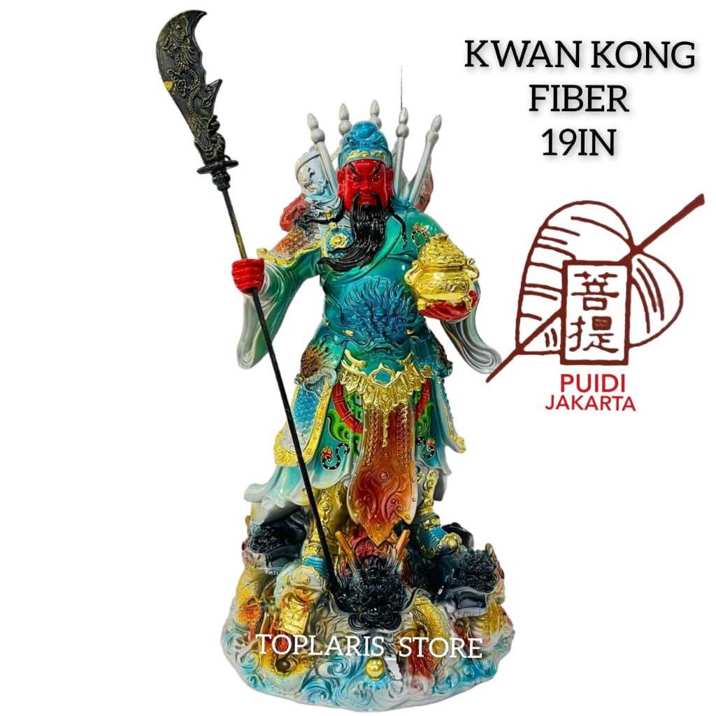 Patung Kwan Kong Fiber