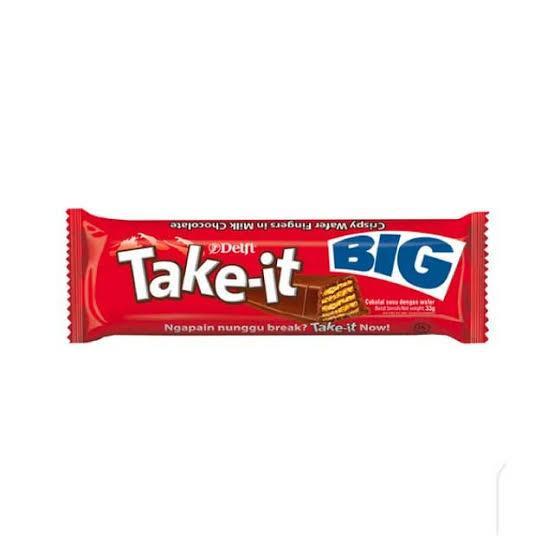 

COKELAT DELFI TAKE IT BIG 33 GRAM / COKLAT WAFER RENYAH