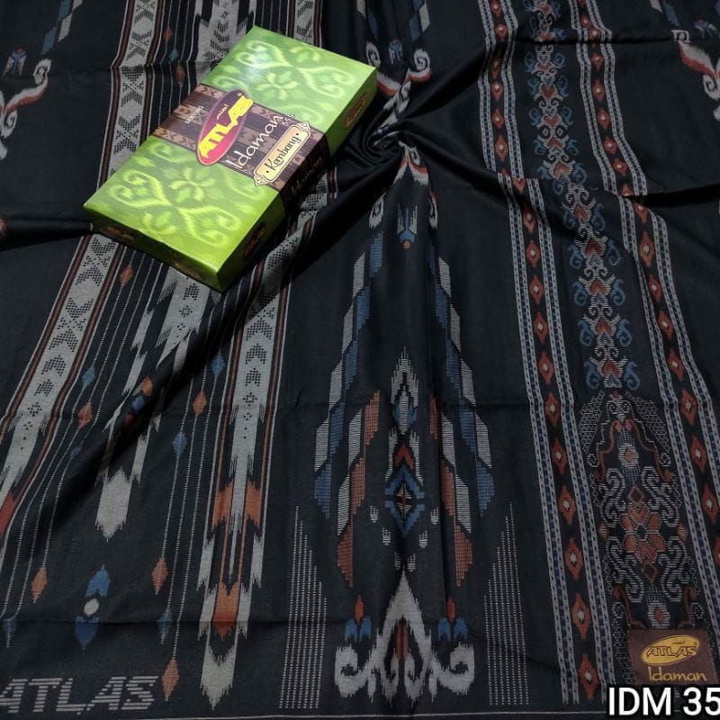 Sarung Atlas Idaman Kembang idaman harmoni BGL Akasia motif BHS SGS 02