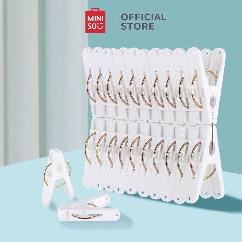 Miniso Jepit Baju Putih Estetik