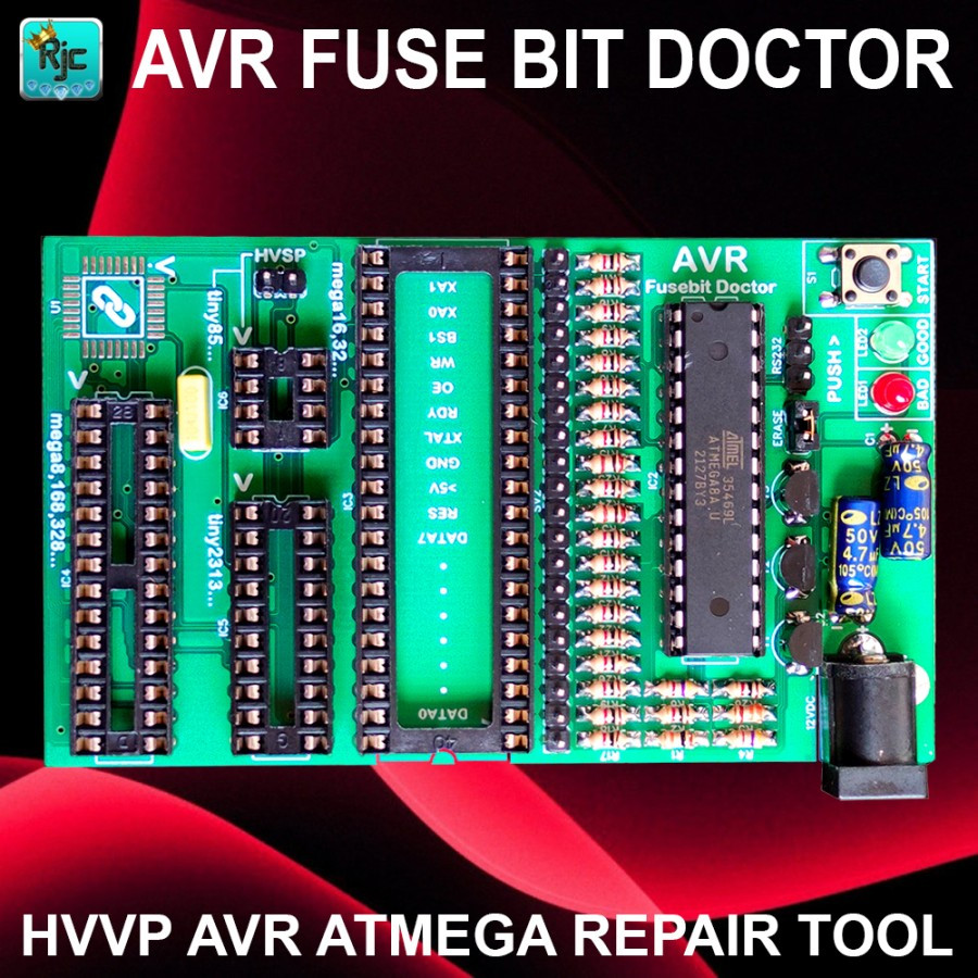 AVR Fusebit Doctor Atmega Attiny Arduino HVSP HVPP Repair Tools