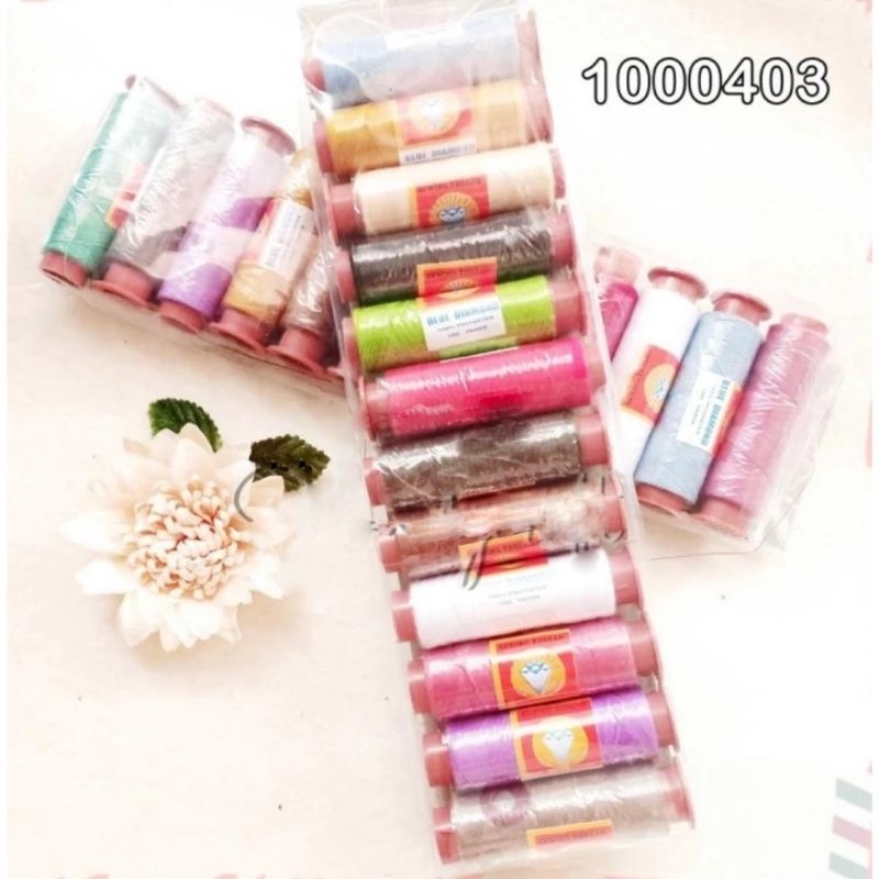 BENANG JAHIT DIAMOND WARNA / BENANG JAHIT BAJU / BENANG JAHIT