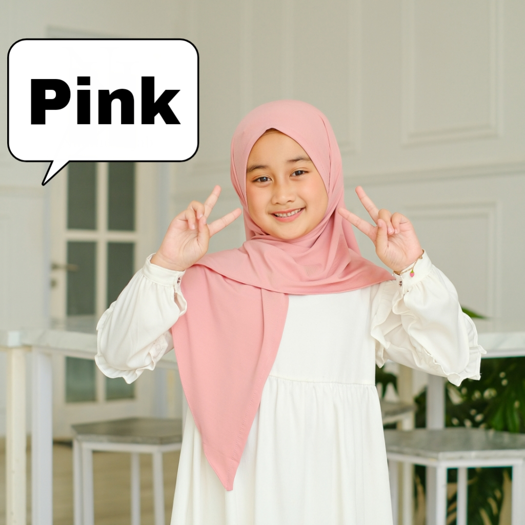 JILBAB ANAK SEGITIGA INSTAN USIA 7 - 15TAHUN // JILBAB INSTAN MURAH // SEGITIGA JERSEY