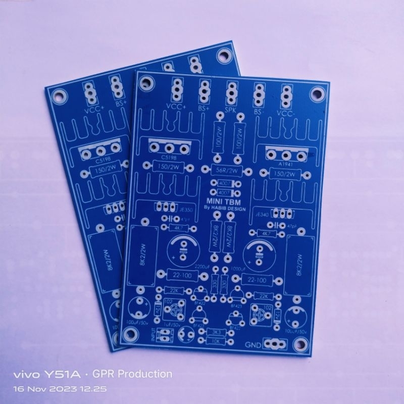 PCB TBM MINI,CFA SCH HABIB