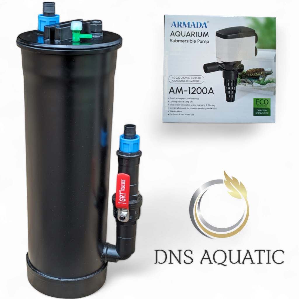 Filter Canister DIY PH 1200 External Filter Aquascape Aquarium