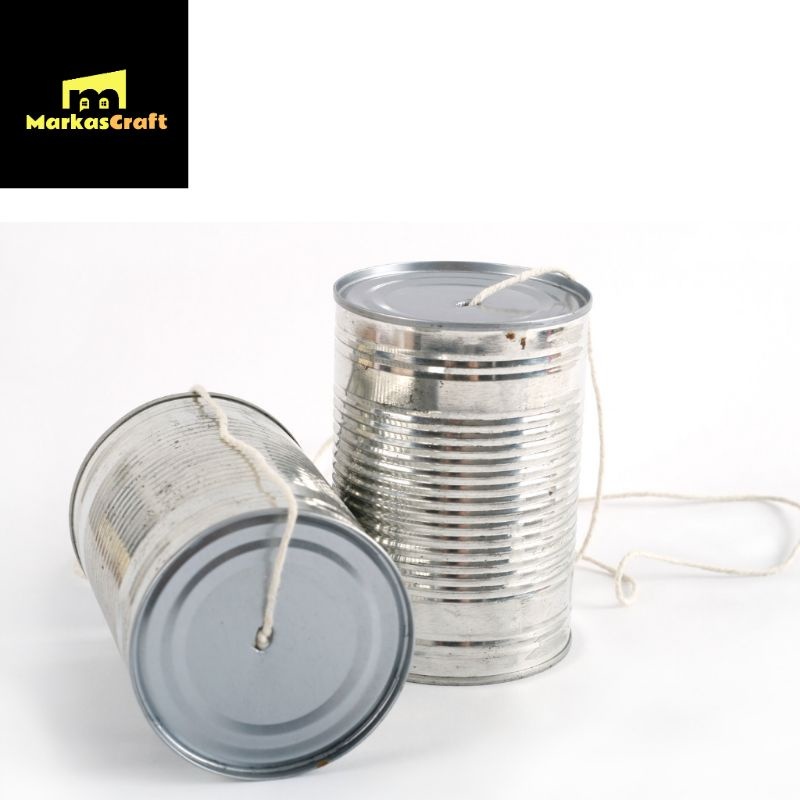 mainan telepon dari kaleng susu/mainan edukatif