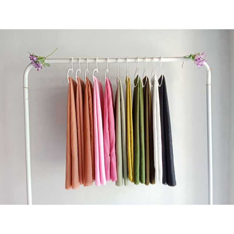 Hijab Segiempat Voal Polos by Kayla Hijab