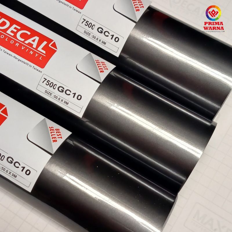 [ROLL] MAXDECAL 7500 GC10 GREY ABU ABU GLOSSY CANDY