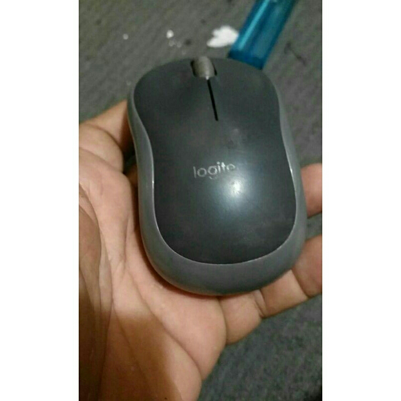 Original Logitech M185 Wireless Mouse bekas masih oke