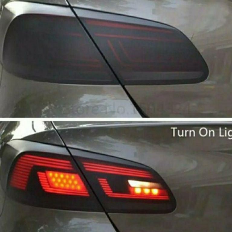 ✔️Splash⚡ Sticker Stiker Lampu Smoke Hybrid Hitam Transparan Doff Transparan Hitam Doff