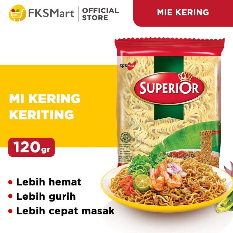 SUPERIOR MIE KERITING EKONOMI 120 GRAM