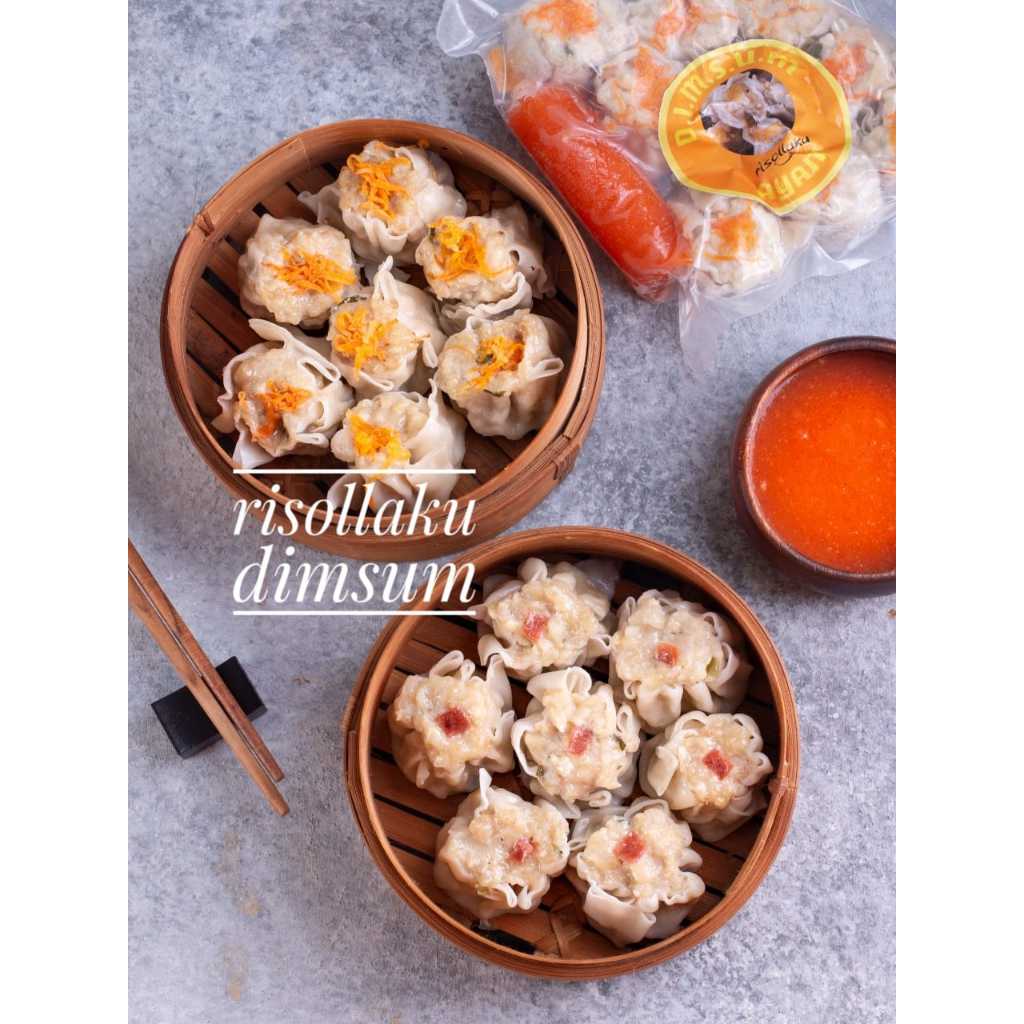 

DIMSUM AYAM RISOLLAKU 300GR ISI 10PCS DENGAN SAUS SAMBAL CHICKEN DIM SUM HALAL