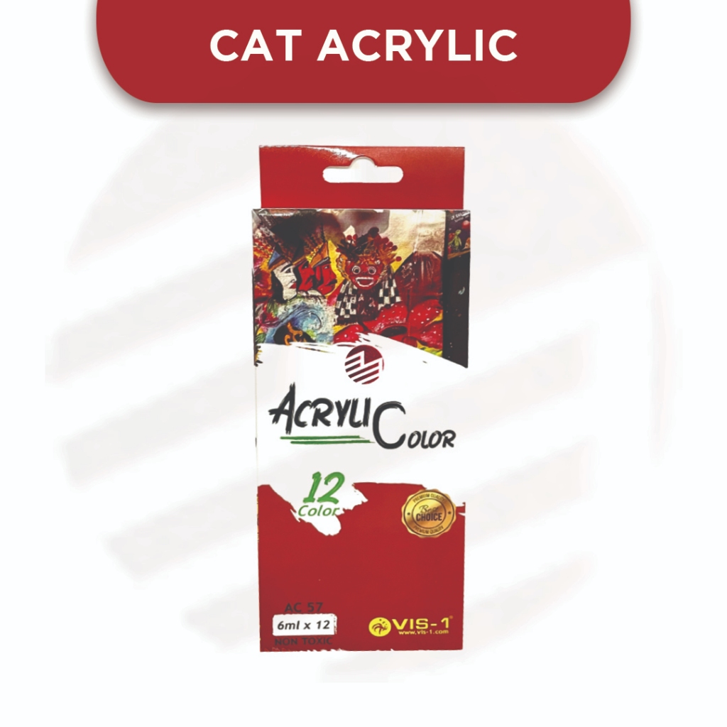 

Cat Lukis ACRYLIC 12 Warna - VIS