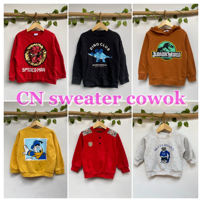 CN / CN ANAK / CREWNECK ANAK LAKI-LAKI / SWEATER ANAK COWOK
