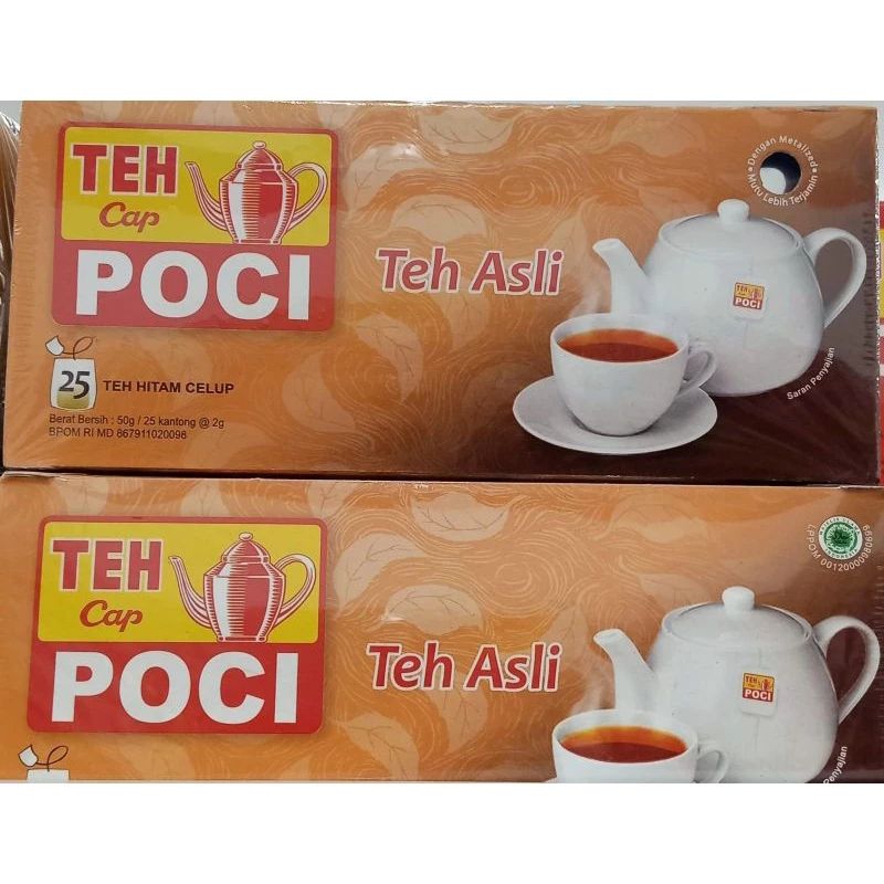 

TEH CELUP CAP POCI 25 KANTONG TEH POCI ASli/TEH POCI MELATI/TEH POCI LEMON