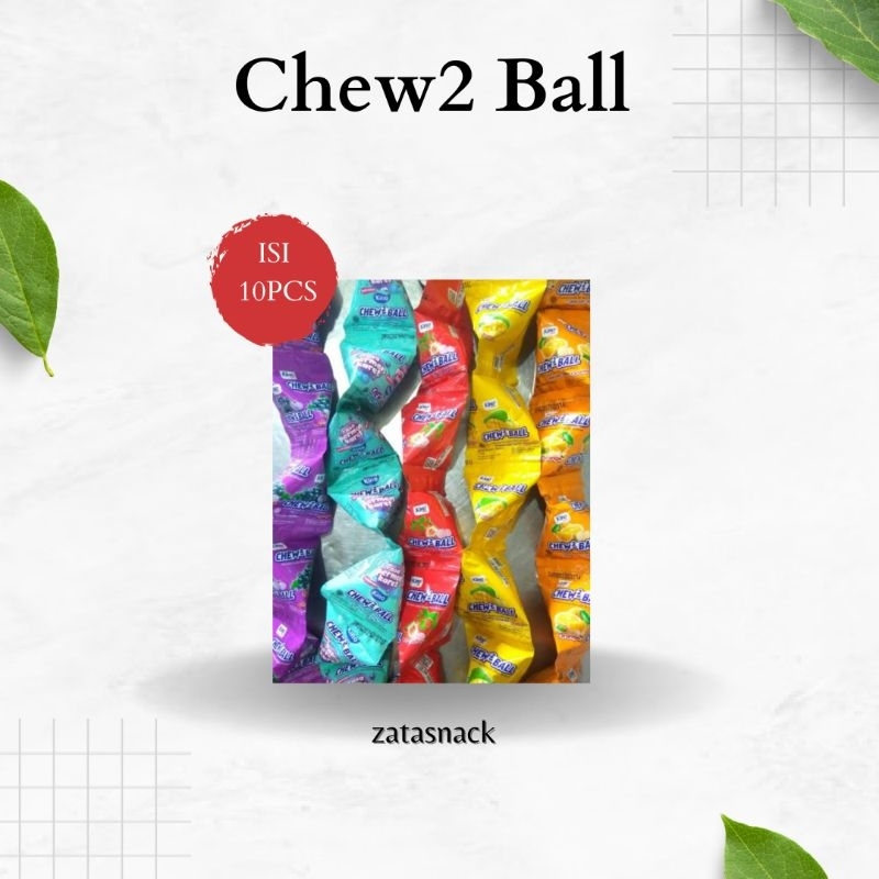 

Chew ball isi 10pcs