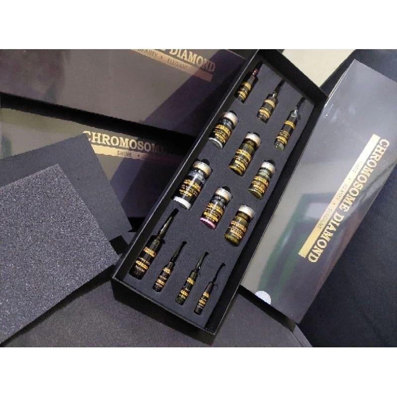 chromosome diamond suntik putih/infus whitening 100 original