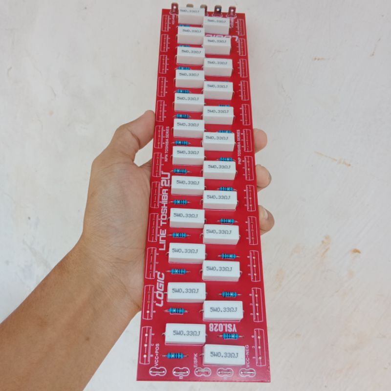PCB tr final toshiba 12 set 2U lengkap komponen pcb transistor final toshiba 12set lengkap komponen