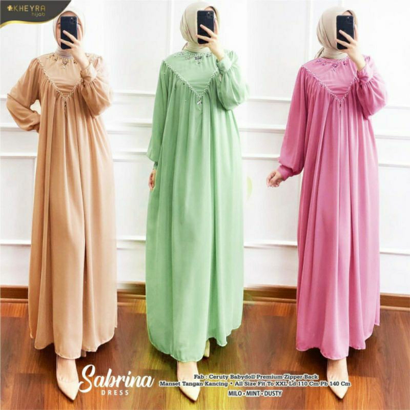 SABRINA DRESS BY KHEYRA HIJAB - GAMIS