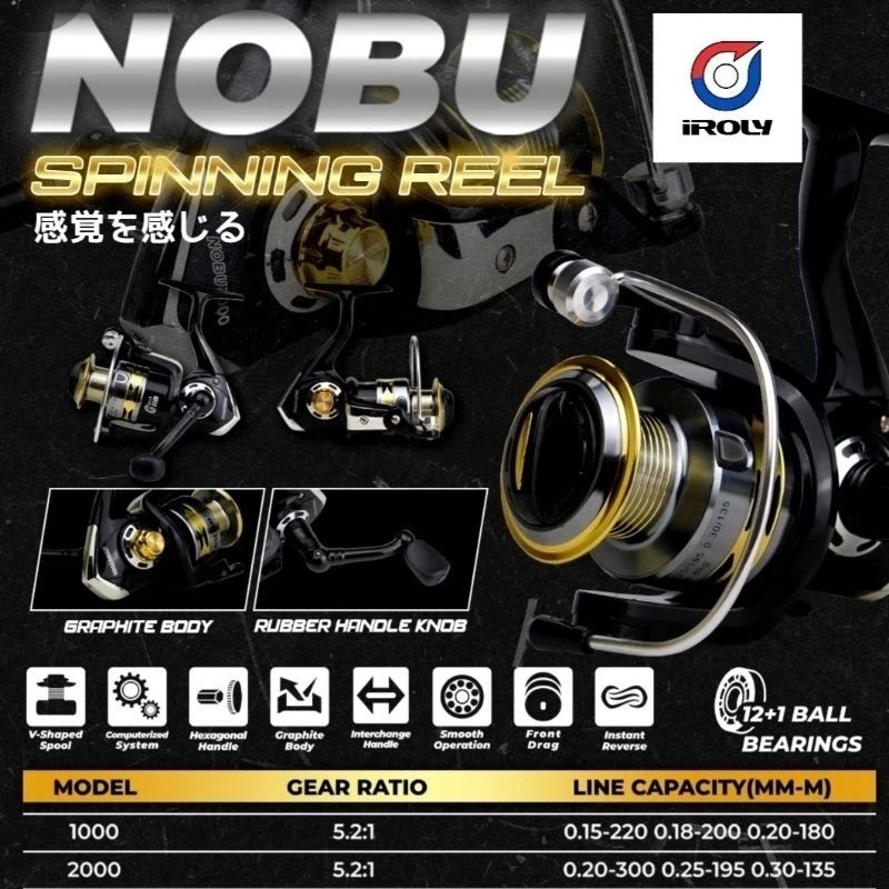 Reel Iroly Nobu Bering 13+1