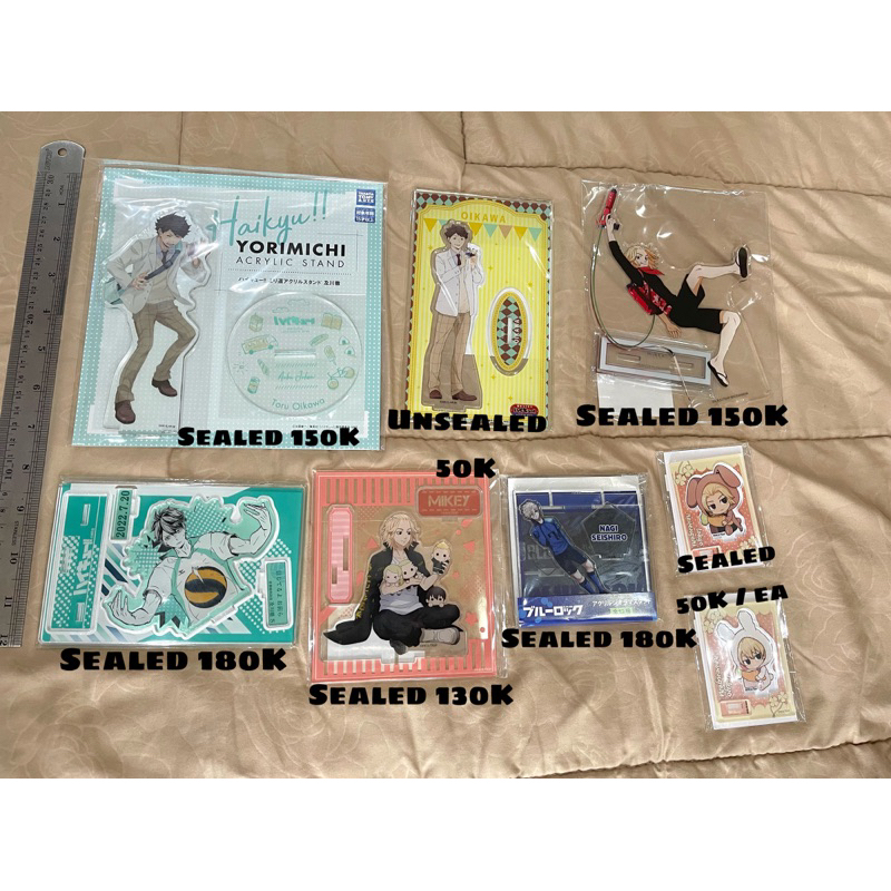 Standee Acrylic Tokyo Revengers Haikyuu Bluelock Oikawa Mikey Nagi