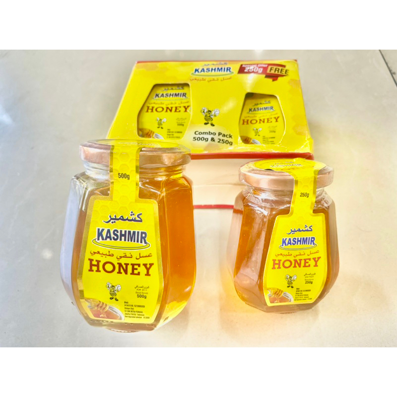 

Madu Kashmir Honey Original India Paket Combo Pack 500g Free 250g