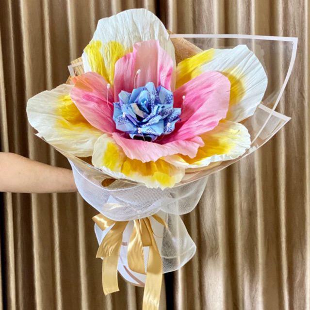 Buket uang , buket Bunga Uang Kertas - Anti Mainstream  (Belum termasuk Uang)