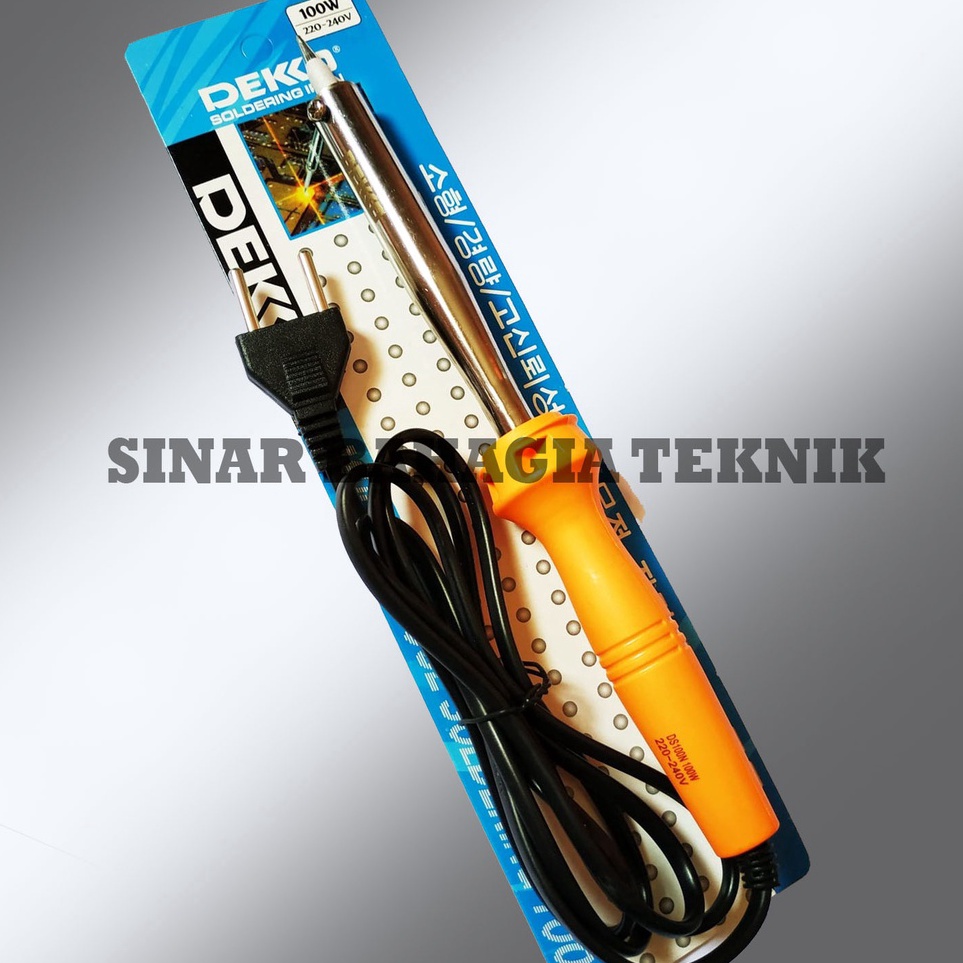 DEKKO SOLDER 100W DS100N KOREA - DEKO ALAT SOLDER ORIGINAL 100 W DS 100 N - SOLDERAN ASLI DS100 - PA