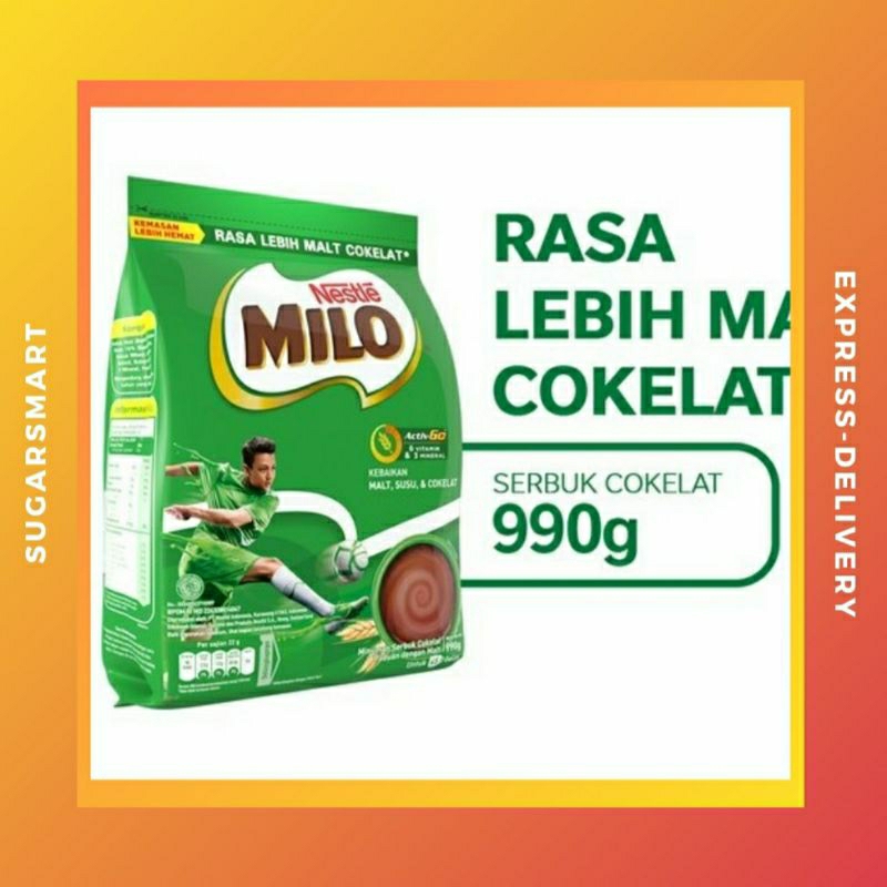 

Milo 1kg Activ Go 990gr Original