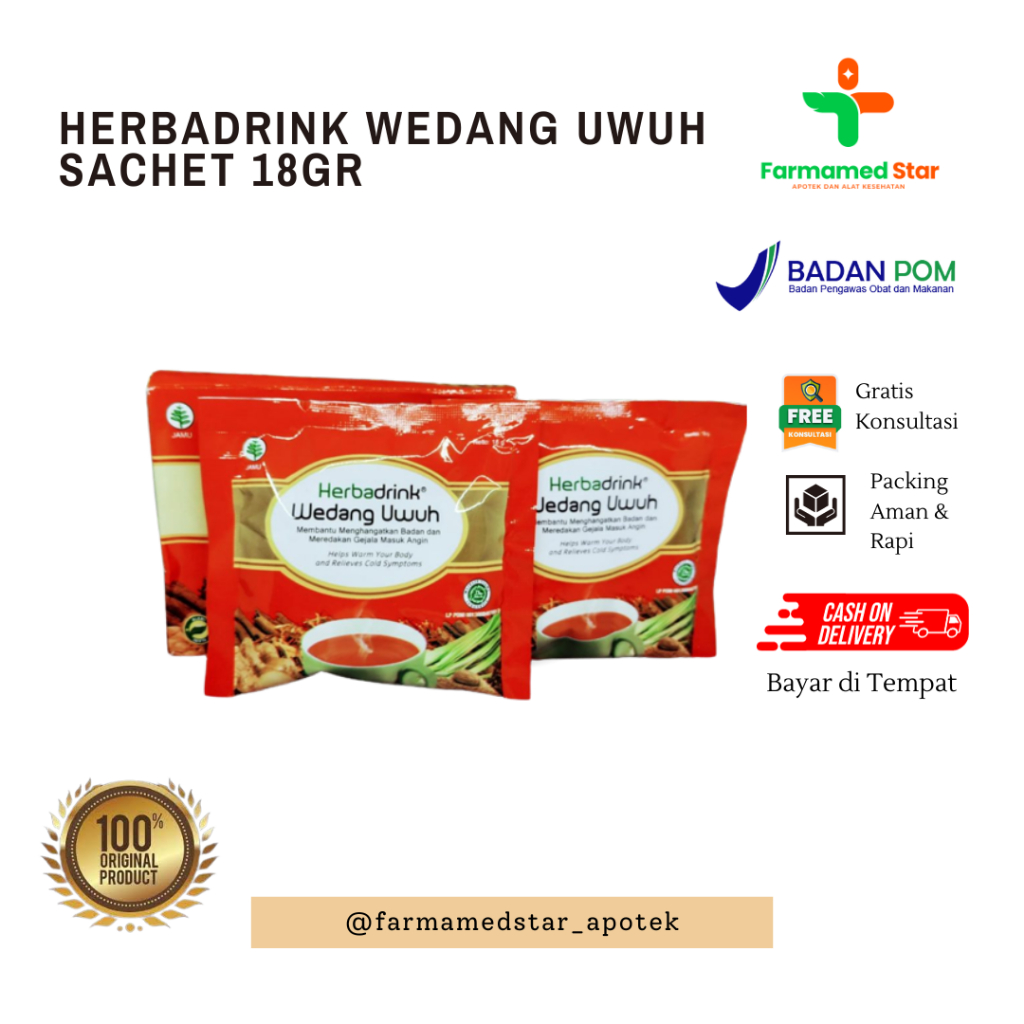 

HERBADRINK WEDANG UWUH SACHET 18GR