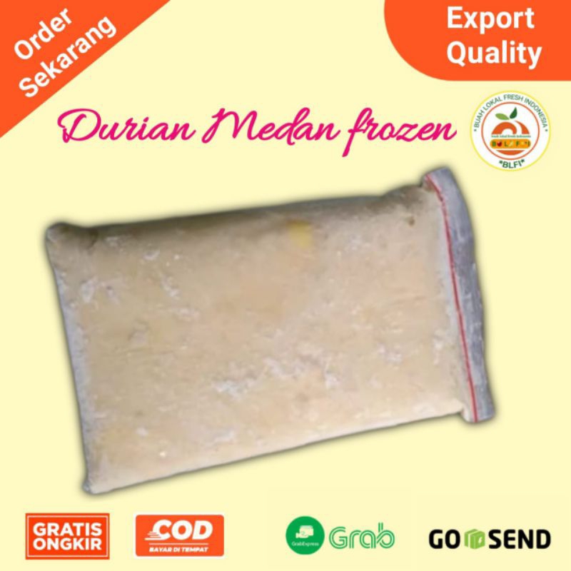 

DURIAN MEDAN/DAGING DURIAN MEDAN FROZEN 1KG