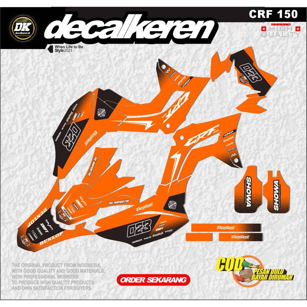 decal crf 150 l full body | decal crf 150 l | decal crf simple | decal crf free custom desain