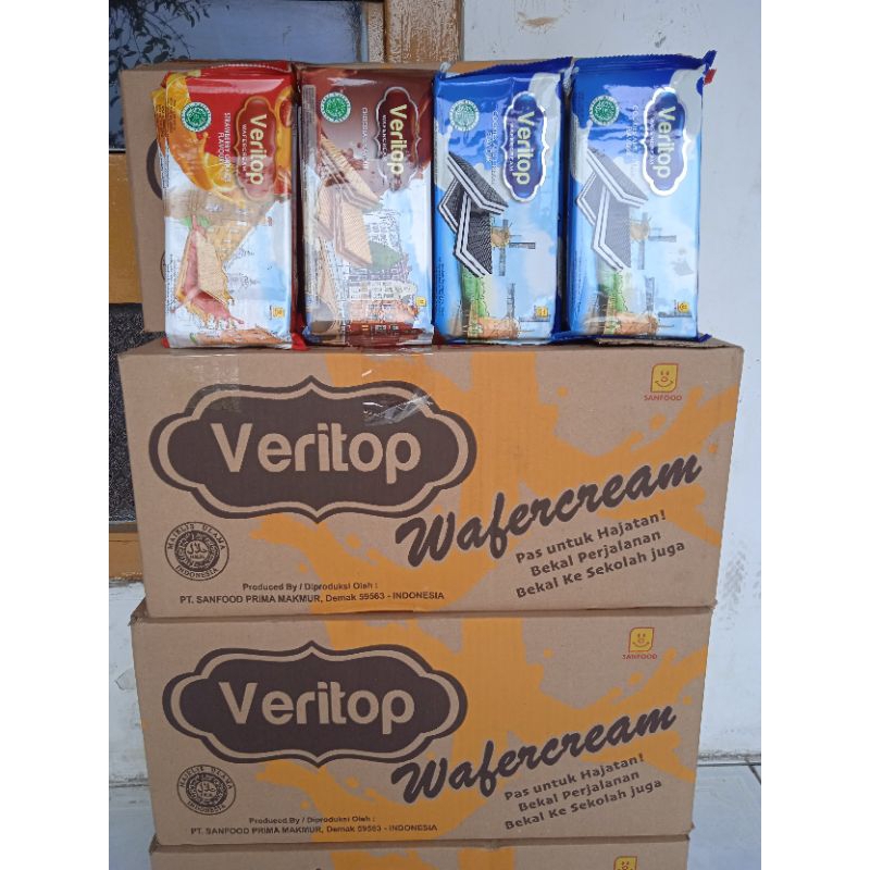 

Veritop wafer 80gr wafer hajatan isi 30pcs