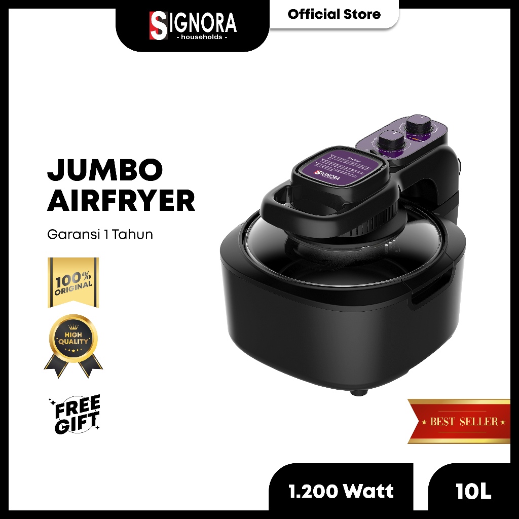 Signora Jumbo Airfryer + Hadiah Kategori 5