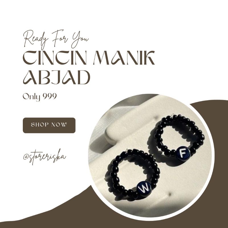CINCIN MANIK ABJAD / HURUF