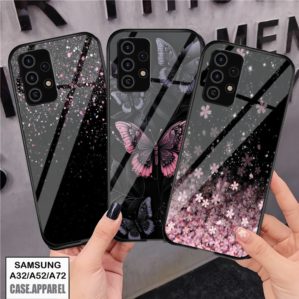 Case Samsung A32 A52 A72 - Softcase kaca Samsung A32 A52 A72 - Kesing terbaru Samsung A32 A52 A72 (G