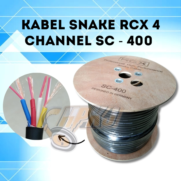KABEL SNAKE 4 CH RCX kabel snake 4channel merk RCX