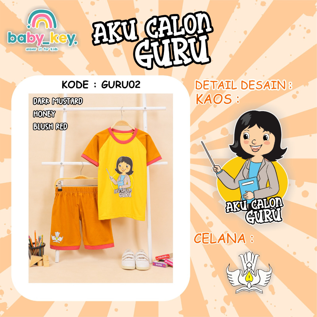HOPE SERIES baju anak guru