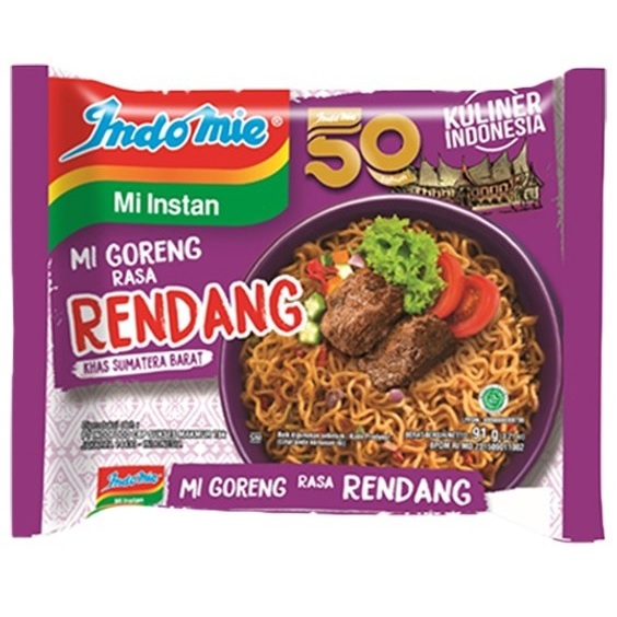Indomie Goreng Rendang Padang 91gr