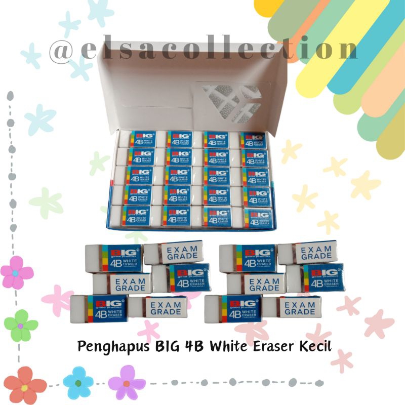 

1 Pcs Penghapus BIG 4B Putih - Kecil