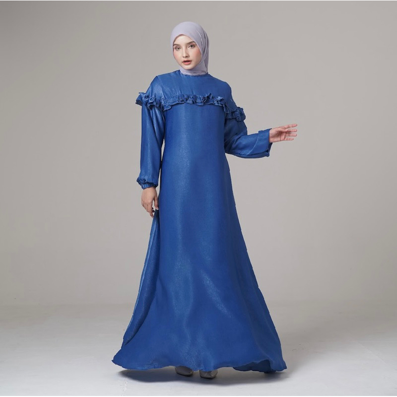 Candy Outfitku - Salsa dress shimmer gamis santorini silk