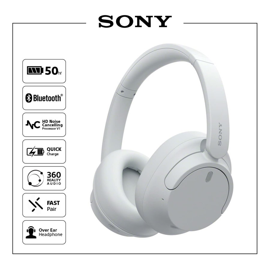 HEADPHONE WIRELESS SONY WH-CH720N/2 (WHITE)