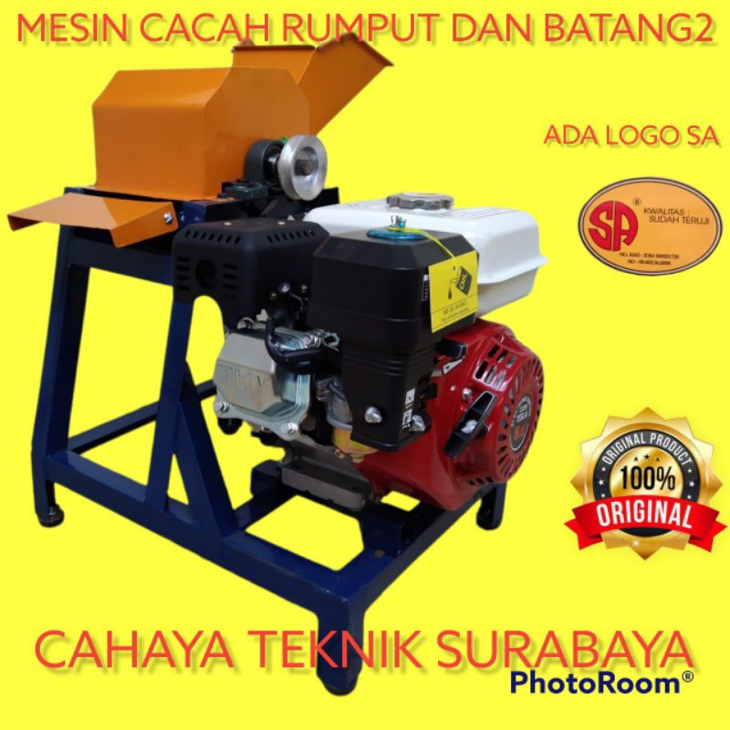 MESIN CHOPER PENCACAH RUMPUT PAKAN TERNAK KOMPLIT