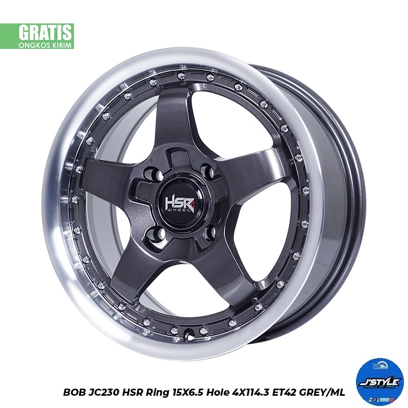 Velg Ring 15 PCD 4X114,3 Livina/Xenia/Veloz/Evalia/Panther/Galant/Dll HSR BOB