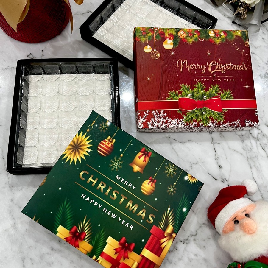 Kotak Dus Natal | Kue kering Nastar | Sekat Mika 20/30