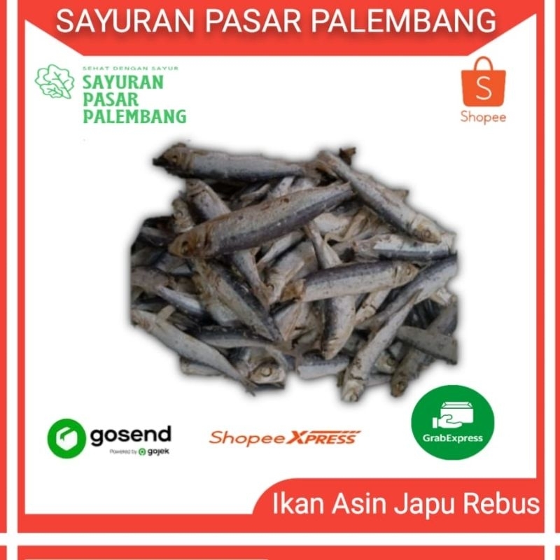 

Ikan Asin Japu Rebus - Sayuran Pasar Palembang