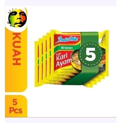 

Indomie mie instant kari ayam isi 5