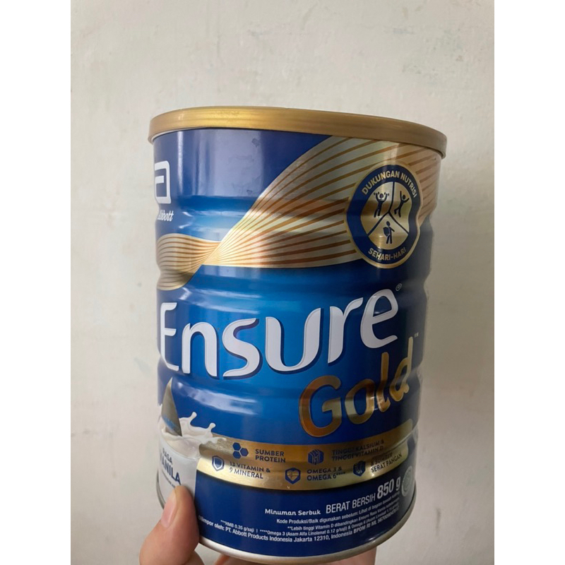 KALENG BEKAS SUSU ENSURE GOLD 850gr ADA DEFECT